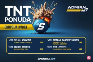 TNT - Jeste li spremni za erupciju kvota u AdmiralBet-u?